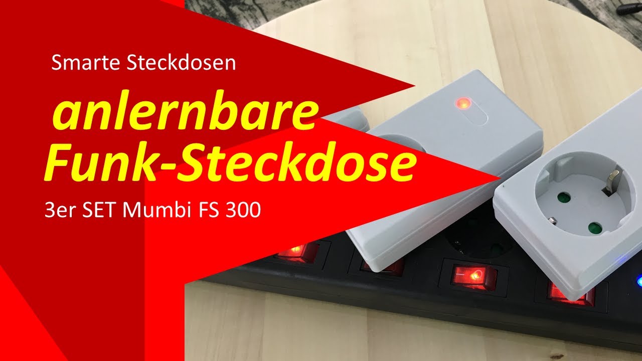 Smarte Funk-Steckdosen mit einfachem Anlernen - YouTube
