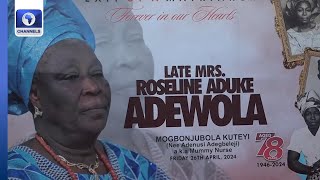 Glorious Exit Of Madam Roseline Aduke Adewola As Family, Friends Bid Farewell