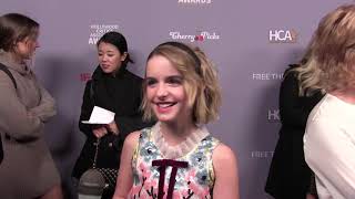 Mckenna Grace Interview at the Hollywood Critics Association Awards