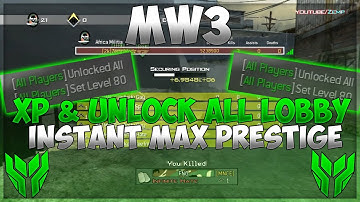 [MW3/PS3] UNLOCK ALL & XP LOBBY + MAX PRESTIGE *2019* (FREE)
