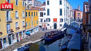 🔴 Venice Italy Live Webcam - Dorsoduro in Live Streaming from Hotel American Dinesen - Full HD