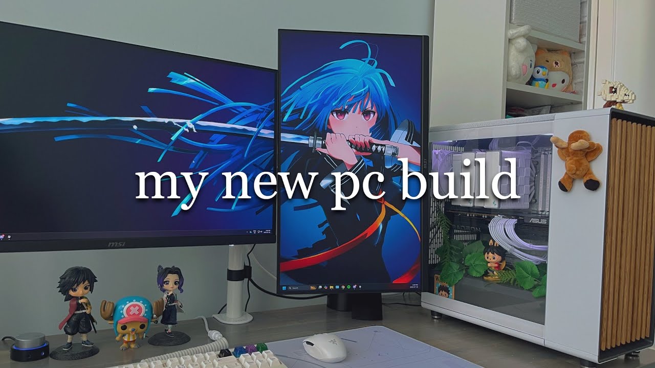 building my pc | white + black aesthetic, fractal north | entry 001