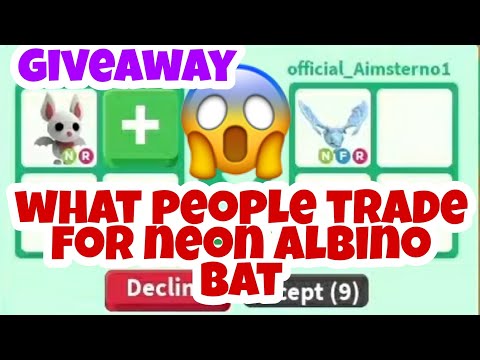 Roblox Adopt Me Trading Values - What is Albino Bat Worth