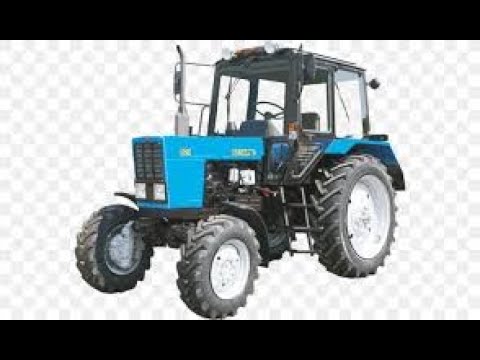 MTZ-80 auksta motora iedarbināšana! How to start cold tractor engine!