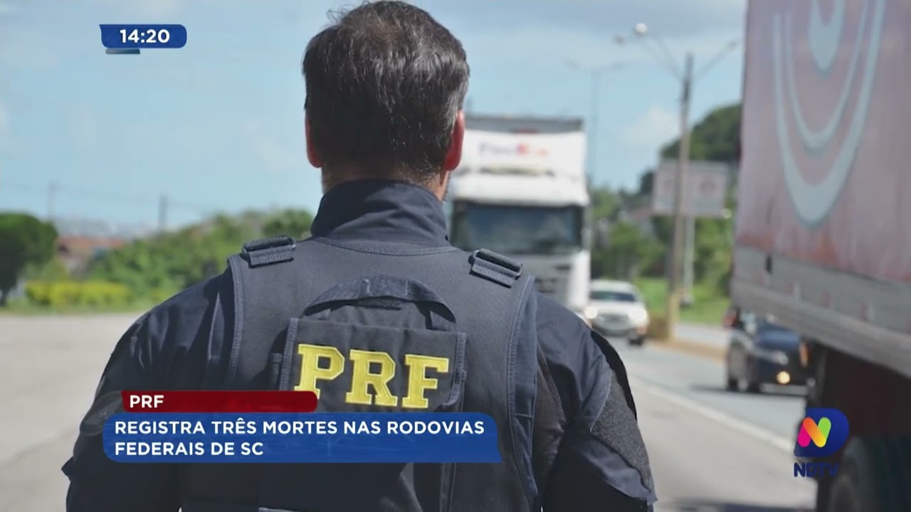 PRF: registra três mortes nas rodovias federais de SC - Foto