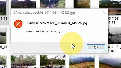 How to Fix Windows 10 photos app error "Invalid Value For Registry"