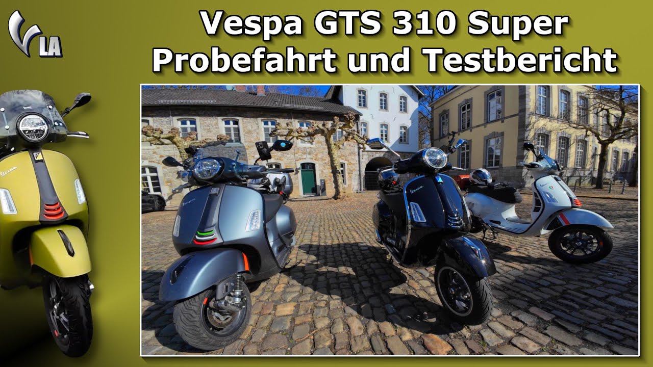 Angetestet: Vespa GTS 310 Super 2025 Euro 5+ Probefahrt. Direkter Vergleich zur GTS 300