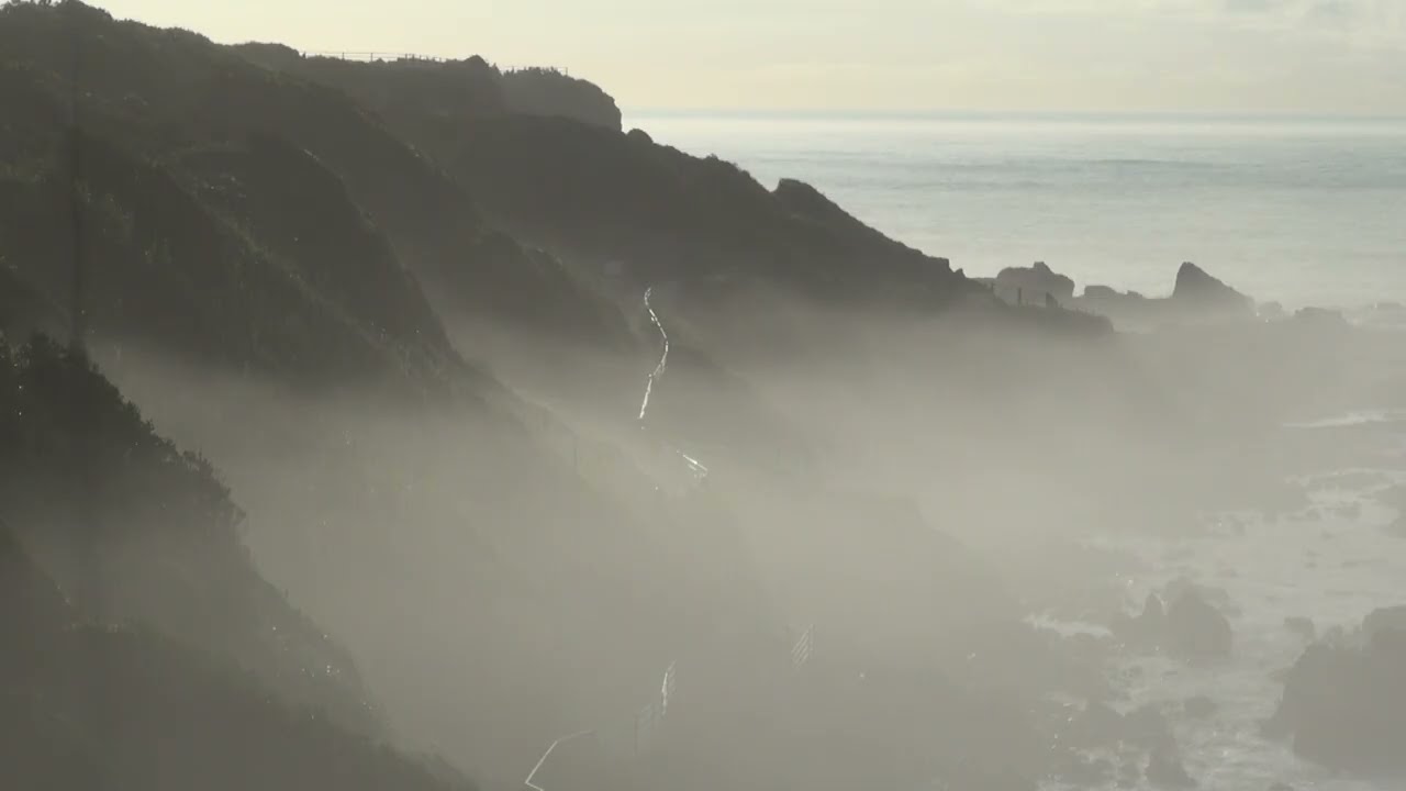 銚子　早朝の海霧