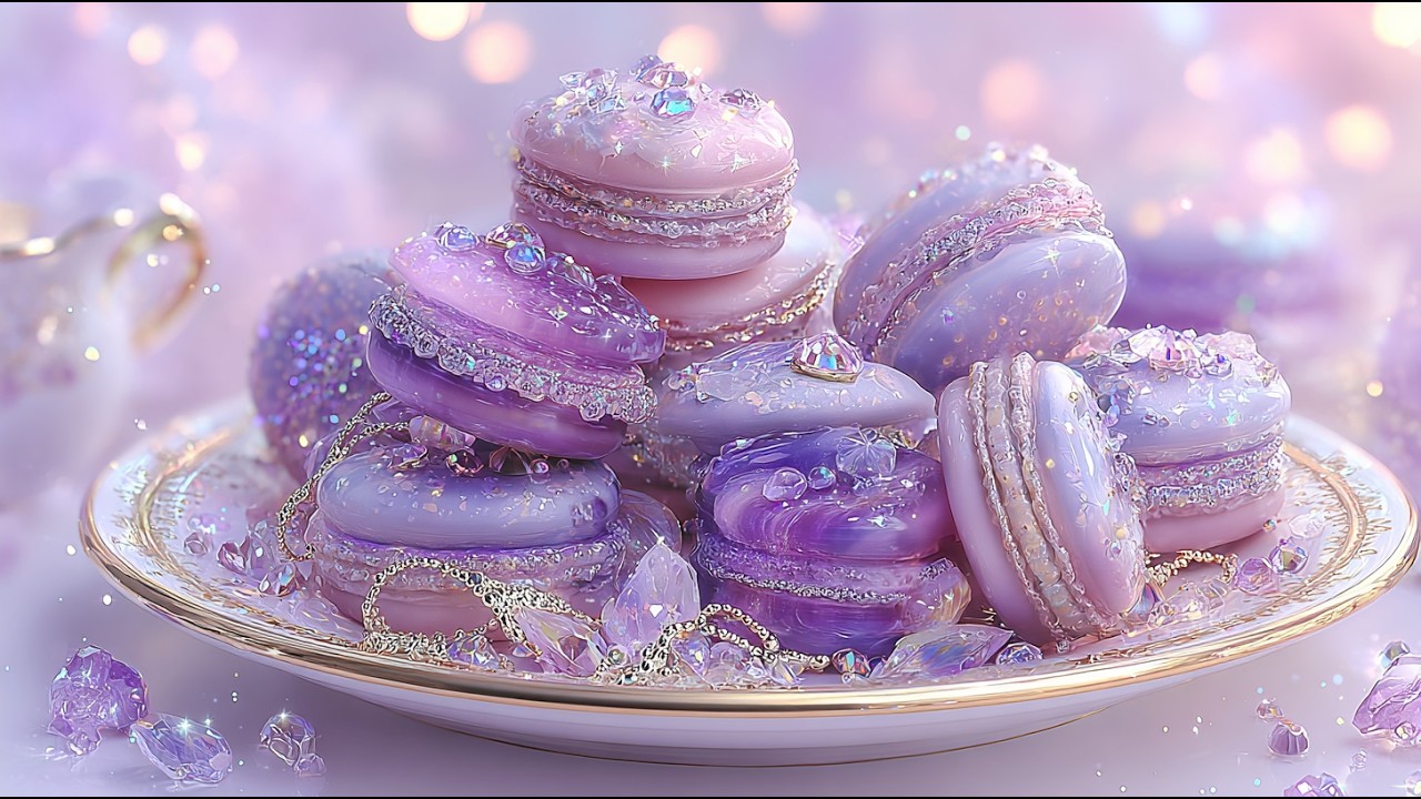 【ASMR】誕生石の宝石マカロン🍩｜どの宝石マカロンにする？#asmrsounds #asmr #aiasmr