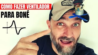 Como fazer um VENTILADOR portátil para BONÉ