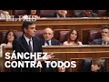 Sánchez culpa a Casado, Iglesias y Rivera de bloquear su investidura