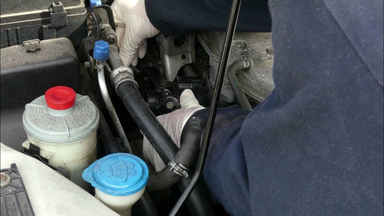 08 Honda Odyssey power steering Hissing sound Diagnosis & Fix - YouTube