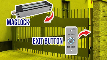 1500lbs Outdoor and Gate Electromagnetic Lock with Weatherproof Exit Button Kit for Access Control