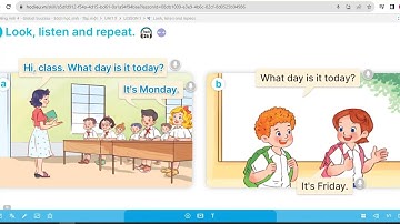 Global Success   Grade 4   Unit 3 My week    Lesson 1   Part 1,2,3