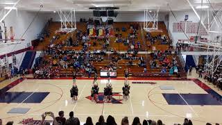 Lewis Cass Cheerleading Halftime Show 2018