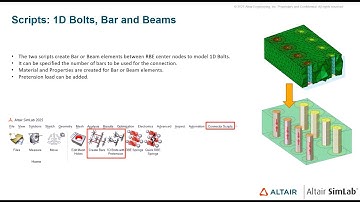 SimLab - Script Exchange - 1D Bolts from RBEs
