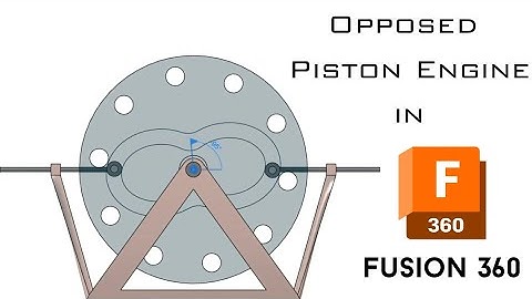 Fusion 360 Tutorial | Opposed Piston Engine Design and Assembly in Fusion 360 .