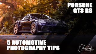 How to photograph CARS! 5 basic tips for better automotive photography!