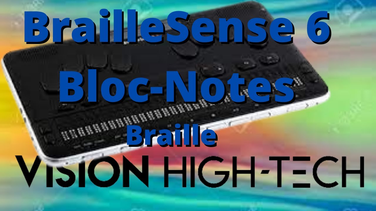 HIMS BrailleSense 6 Android 10 : Bloc-Notes Braille accessible iOS ...