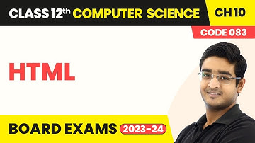 HTML - Computer Networks | Class 12 Computer Science Chapter 10 (2025–26)