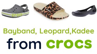 Crocs Women's Classic Printed Leopard Lined Clog|Kadee Black Women Flat|Crocs Bayaband