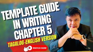 TEMPLATE GUIDE FOR WRITING CHAPTER 5, FINDINGS, CONCLUSION AND RECOMMENDATIONS