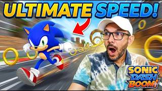 Sonic Dash Boom Gameplay - The Ultimate Speed Run! 🏃💨 screenshot 3