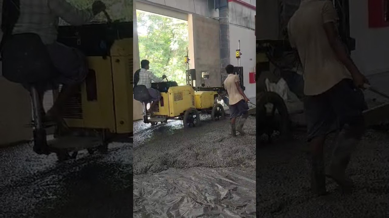 Factory floor finishing