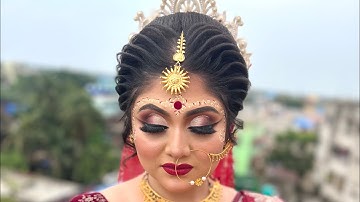 Bridal hairstyles #makeup #youtubeshorts #shortsvideo #viral #bengali #advancedhairstyle