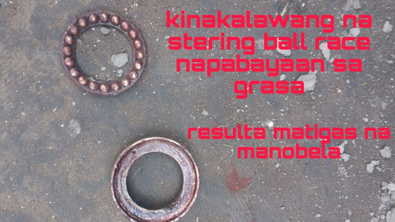 #bajaj maxima z resulta ng napabayaan sa grasa kinalawang na stering ball race@michelle estrada