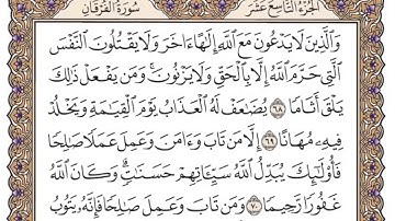 سورة الفرقان 63- 77 توجيهي 2006 بقراءة الشيخ ياسر الدوسري