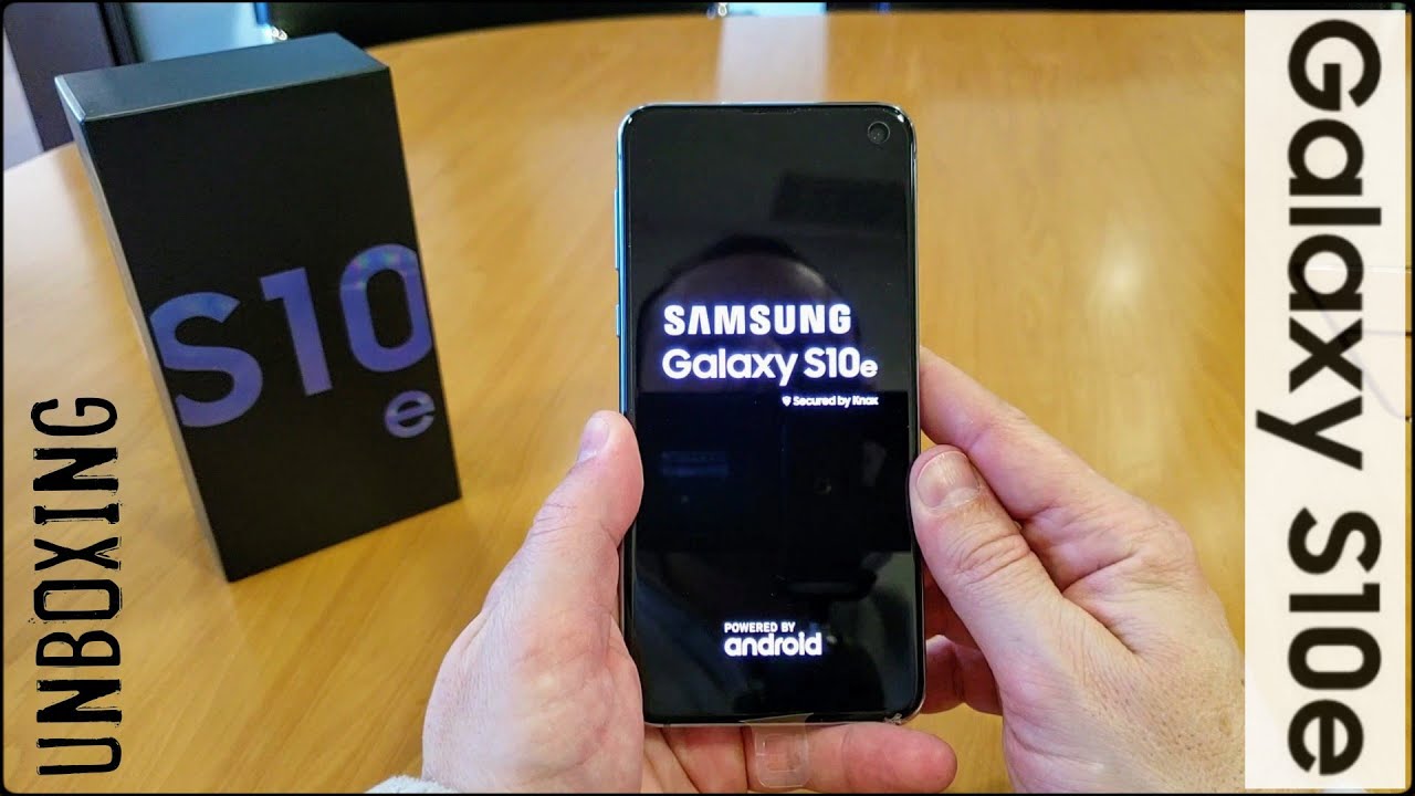 Unboxing (Desempaquetado) SAMSUNG GALAXY S10e - YouTube
