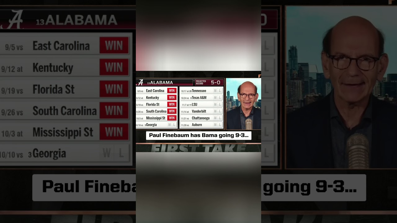 Will Bama win more or less than nine games? 🤨