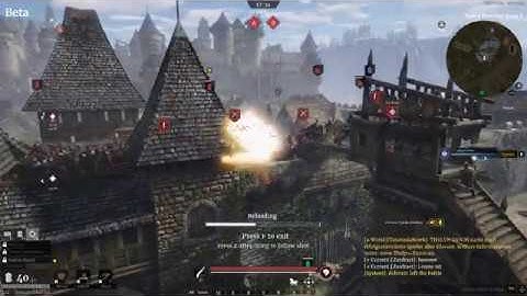 Conquerors Blade Musket gameplay, with trebuchet thrown in for good measure [OOOOOOPPP]