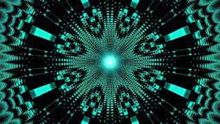 4K Background of Bouncing Digital Dot Pattern Sound Visualizer for Music Beat