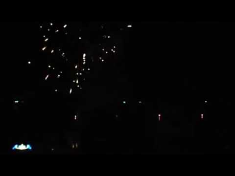 Spettacolari fuochi d’artificio sul lago di Lesina