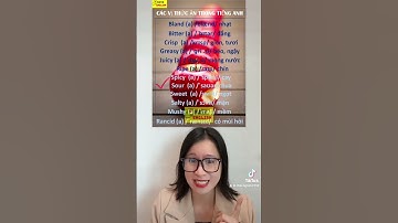 CÁC VỊ THỨC ĂN TRONG TIẾNG ANH | Học Từ Vựng Cùng Rita Tập 1