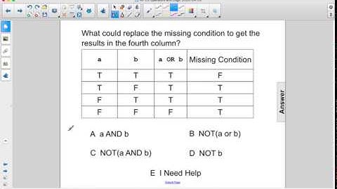 CSP Unit2 Logical Operators Pt 3 Q49