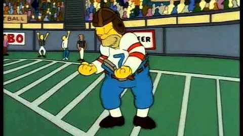 Simpsons-Homer is John Elway