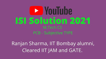 ISI M.Tech CS 2021 PCB Solution