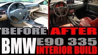 BUILDING AN E90 BMW 335 INTERIOR IN 10 MINUTES !!!!