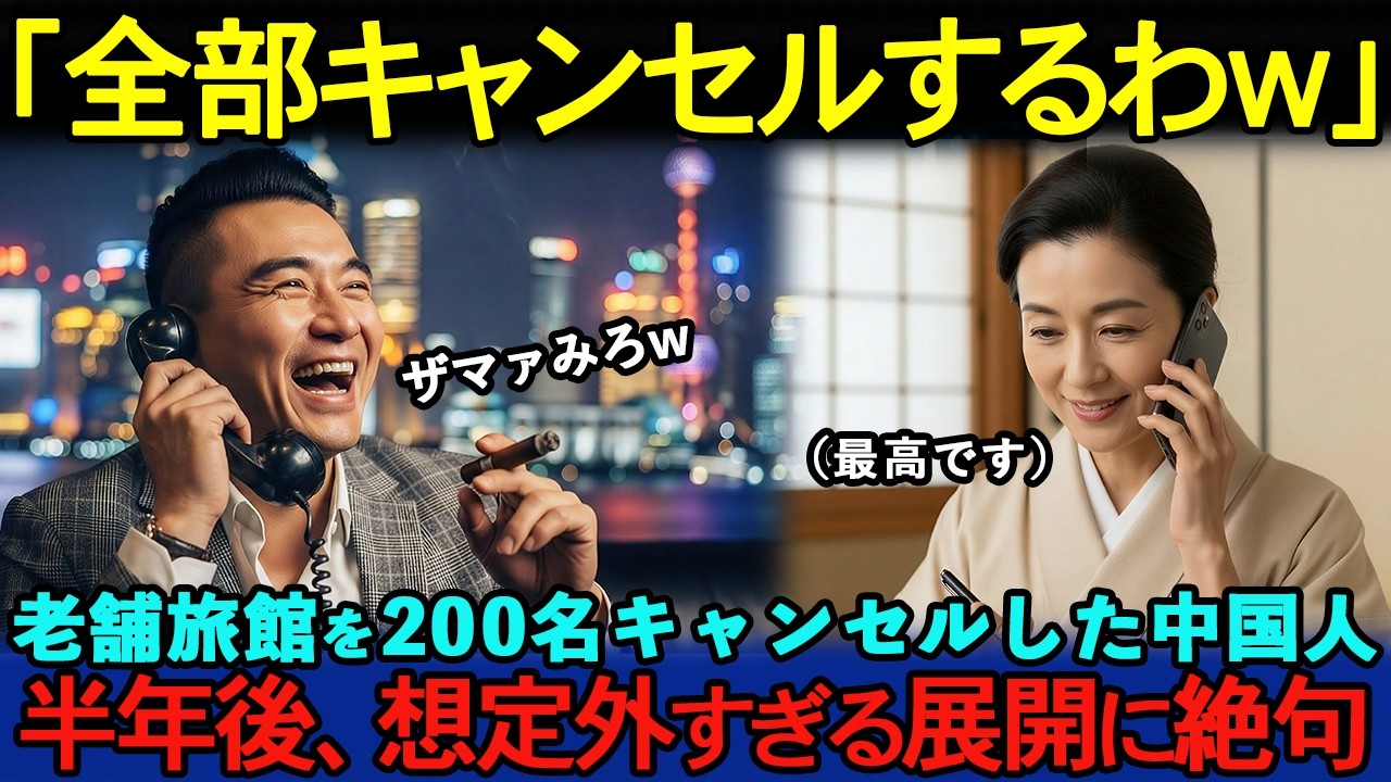 【海外の反応】中国人200名のキャンセルで絶体絶命→京都の老舗旅館が客単価1 5倍で過去最高益を叩き出した結果