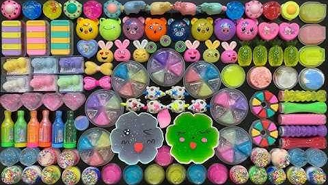 3:07 Minutes Satisfying Video | Unboxing Rainbow Slimes Bottles | Most Relaxing ASMR #asmr