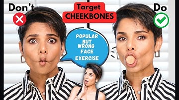 3 Face Exercises to Get High Set CHEEKBONES⚠️ STOP the Fish Face Exercise