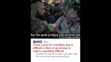 quest - Meaning, Pronunciation, Usage | Learn English Vocabulary | ✈️ 𝟏𝟐𝟑 𝐆𝐨 𝐀𝐢𝐫!