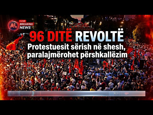 🔴 LIVE | 96 ditë revoltë/ Protestuesit sërish në shesh, paralajmërohet përshkallëzim
