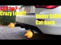 Q50 Custom Performance Exhaust for Cheap (Loud)