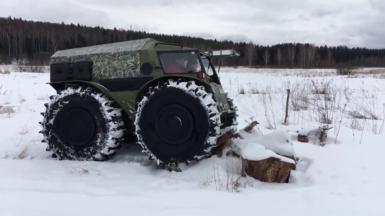 Вездеход Шерп на тест-драйве Drom.ru - YouTube