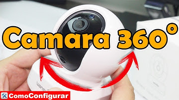Camaras Wifi 360 en Colombia parte 2 - Wansview Q5 Configuracion Camara robotica 360 para niños