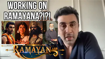 Ranbir Kapoor on Ramayana and portraying Lord Ram #ranbirkapoor #ramayan #ramayana